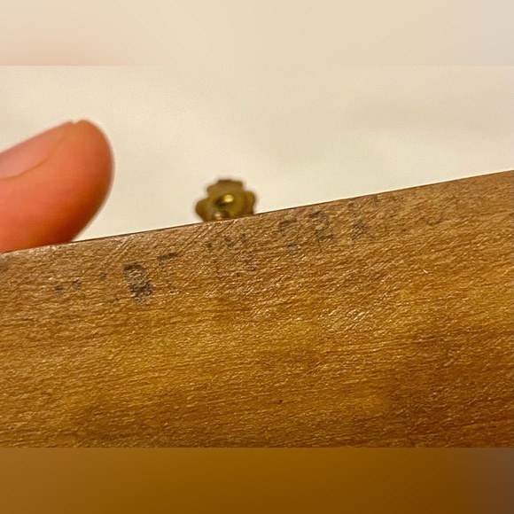 Wooden Jewelry Boxes with Floral Design. Vintage. Handmade and hand painted - Picture 4 of 9